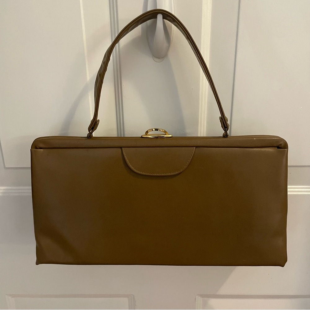 Vintage Bobbie Jerome Brown Hangbag Purse